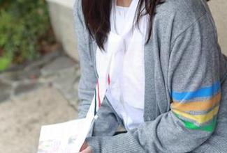 MFStar模范学院 – 顾乔楠的双马尾定制写真，活像从校园里走出来的女神。